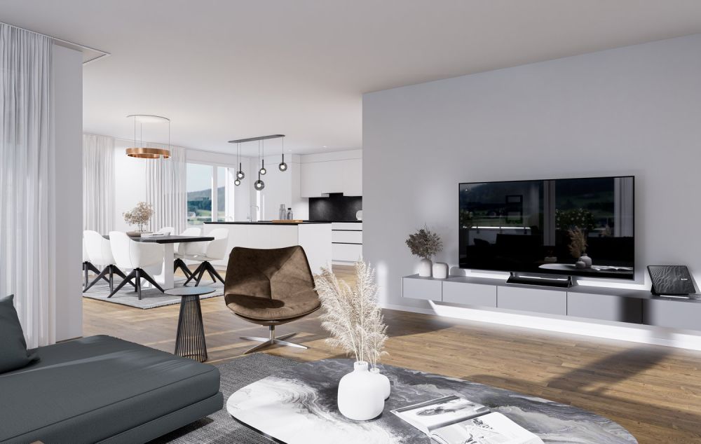 Wohnüberbauung ALZBACHFELD Reinach - 3.5-Zimmer-Attika-Eigentumswohnungen - Bild 2