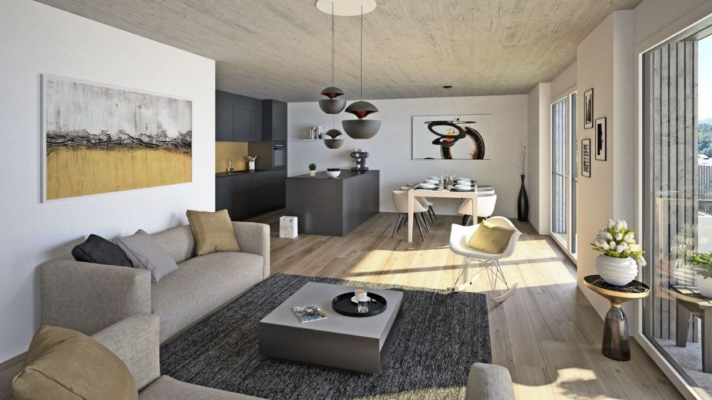 Neubauwohnung: 4.5-Zimmer-Eigentumswohnung im 2. Obergeschoss -  Bild 3