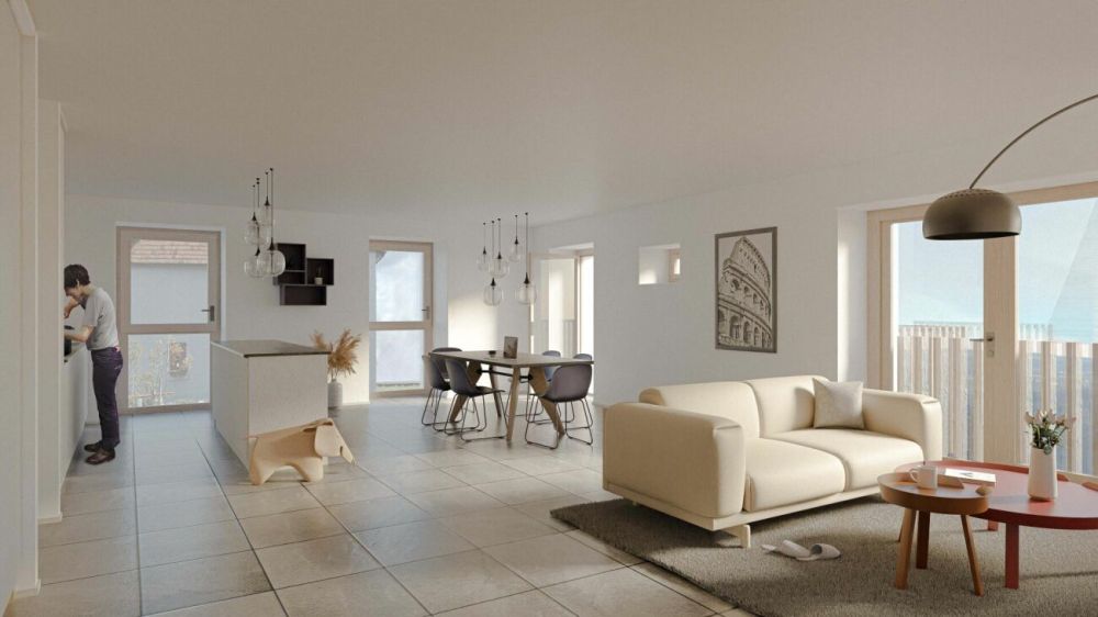 Cronay - Appartement neuf de 5.5 pièces avec terrasse et jardin -  Bild 4
