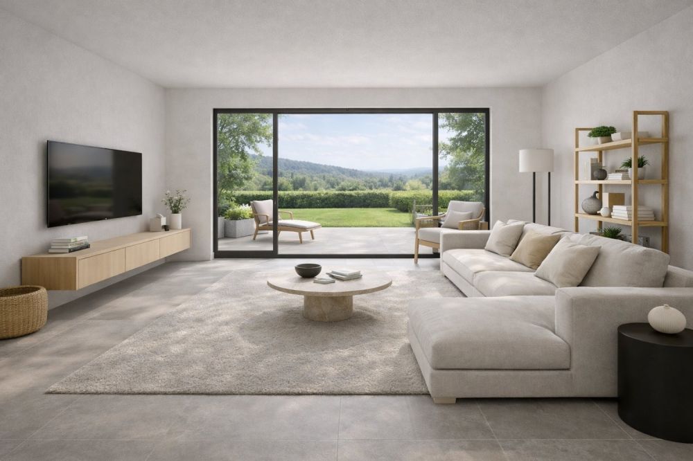 Magnifique 3,5 pièces sur plan - plain-pied, vue nature et cours d'eau - Corban -  Bild 1