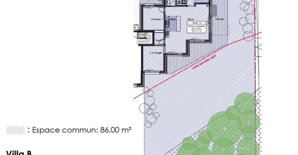 Le Logis - Villa "B" - Villa mitoyenne neuve de 6.5 pièces - Maison contiguë 6.5 pièces - image - 8