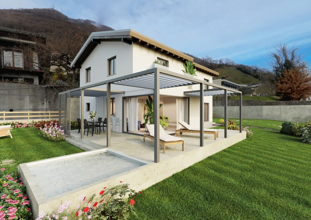 Moderna villa 4.5 locali con ampio balcone, Gordola - Image 1