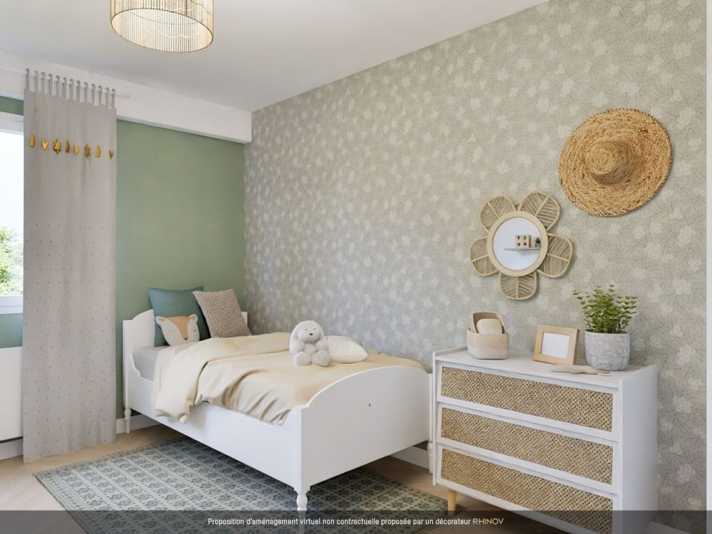 4 villas neuves - un cadre de vie idyllique au coeur de la nature! - chambre 3 -proposition d'aménagement