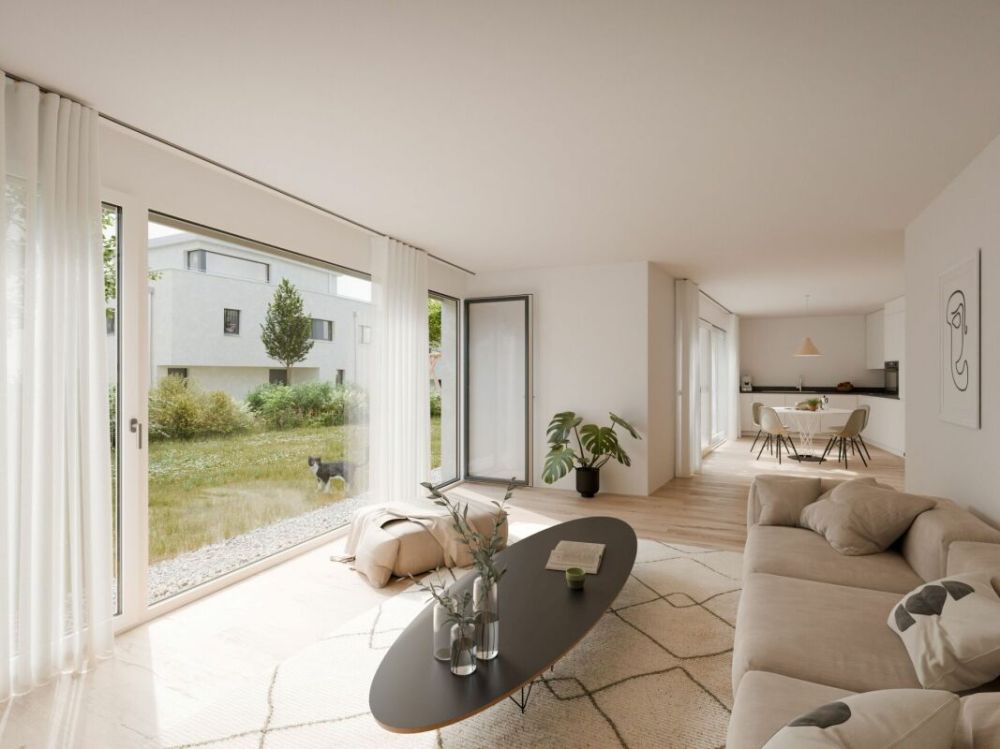 Promotion "Les Capites" - Bevaix - Duplex de 5.5 pièces avec terrasse au rez et cour anglaise -  Bild 2