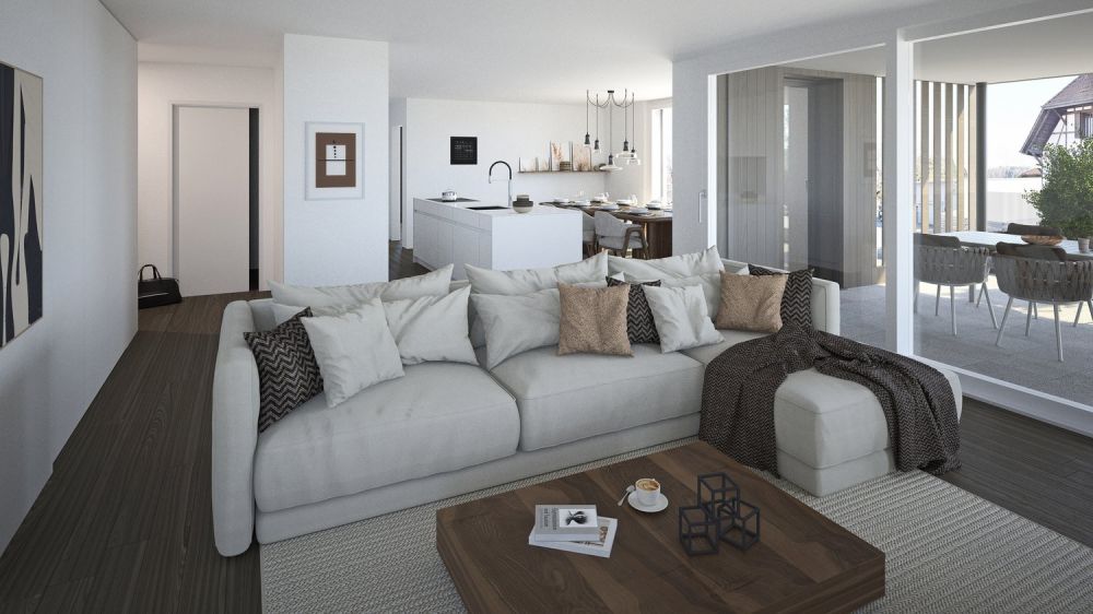 HIGHLIGHT! ; - 4.5 Zimmer-Gartenwohnungen in Arch ... -  Bild 1