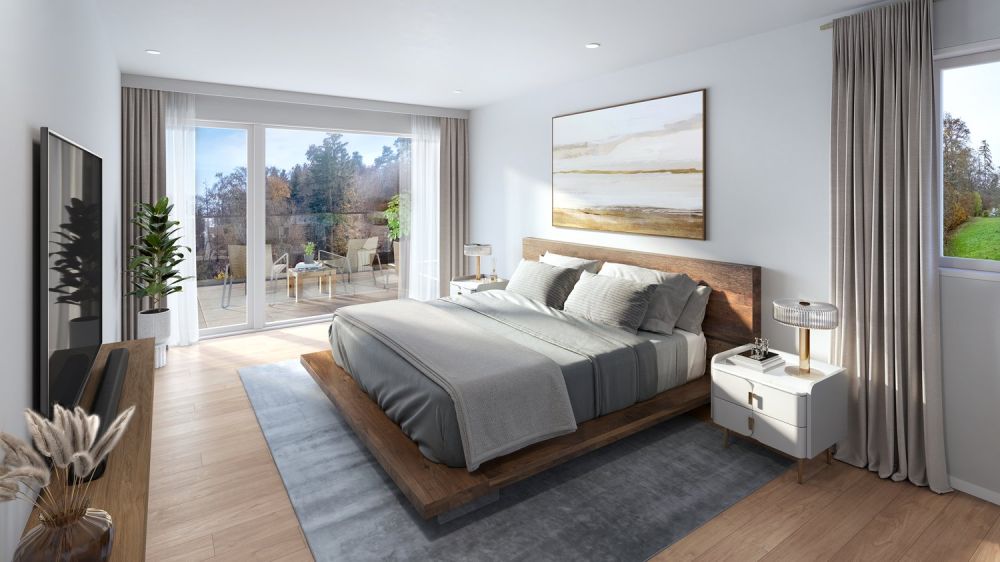 AU BOIS 3 – 4.5 pièces au rez avec terrasse de 63 m² et jardin privatif ! -  Bild 6