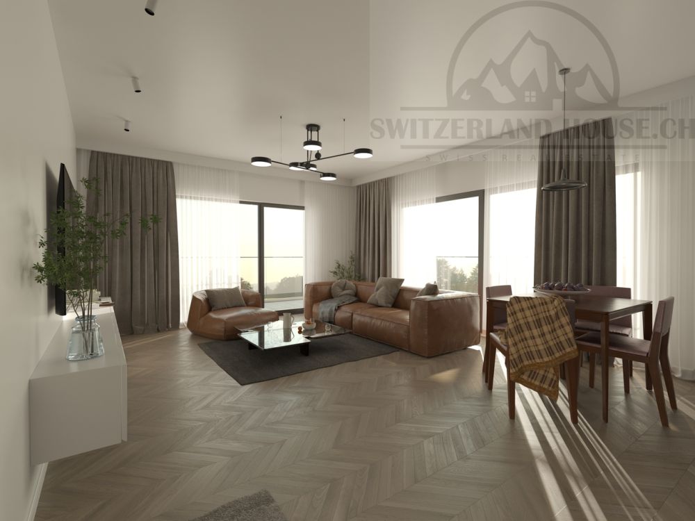 Magnifique attique 2,5 pcs avec grande terrasse à Givisiez - Bild 4