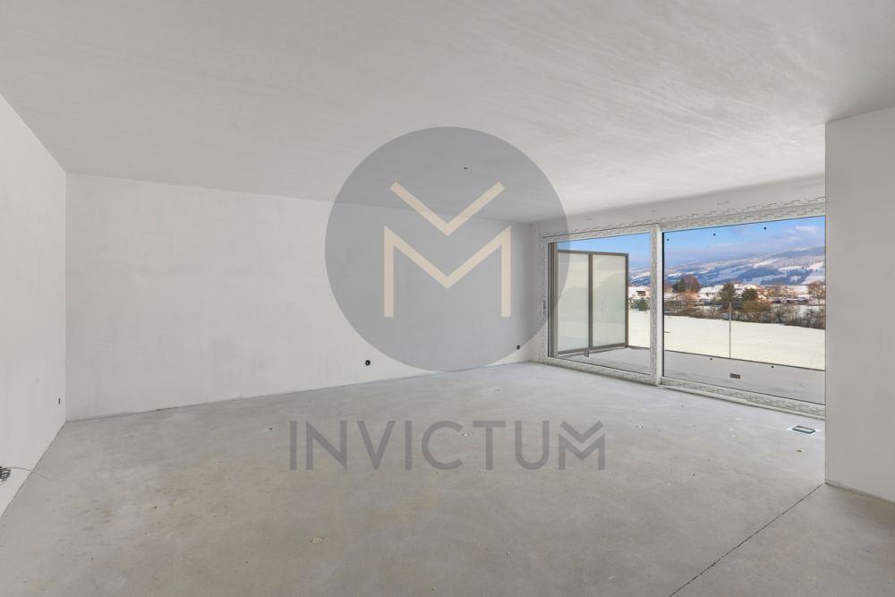 Attique d'exception à 5' de Bulle - Terrasse 67 m² & vue panoramique - Grand séjour avec accès sur le balcon