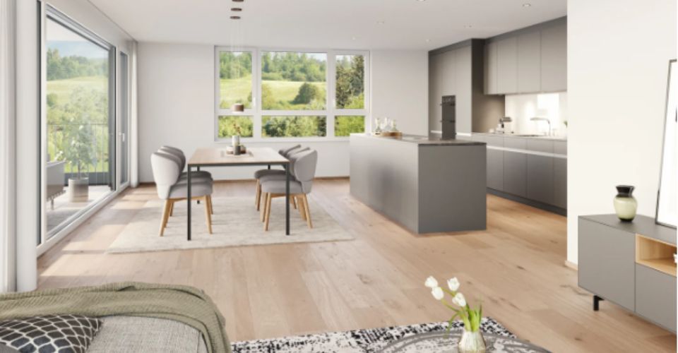 Neubauprojekt: 4.5-Zimmer-Obergeschosswohnung in Untereggen - Appartement 4.5 pièces - image - 4