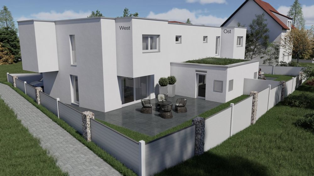 Neue 4.5-Zimmer Doppelhaushälften - Bezeichnung_Ost_West