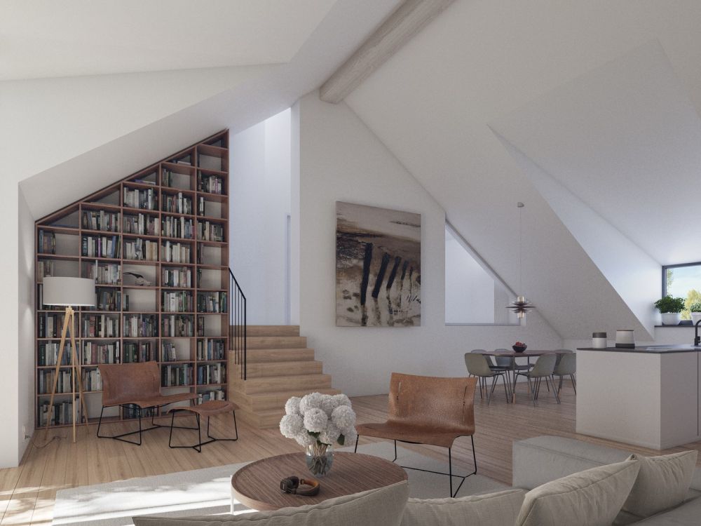 GEBORGENES WOHNGEFÜHL AUF 2 EBENEN - Dachwohnung G