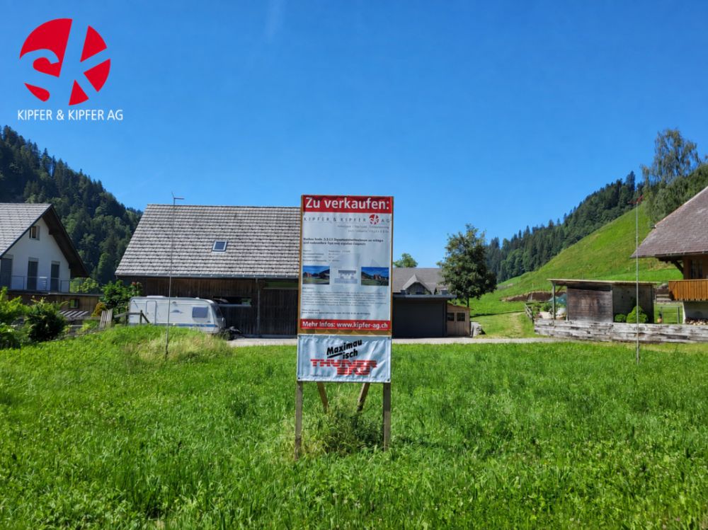 NEUBAU Trub - Doppeleinfamilienhaus an ruhiger und naturnaher Lage mit eigenem Carport -  Bild 1