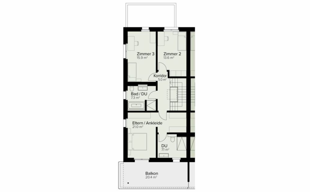 Neubau | 255 m² | 5.5-Zimmer-EFH "Rosenberg" | Erstbezug - Visualisierung