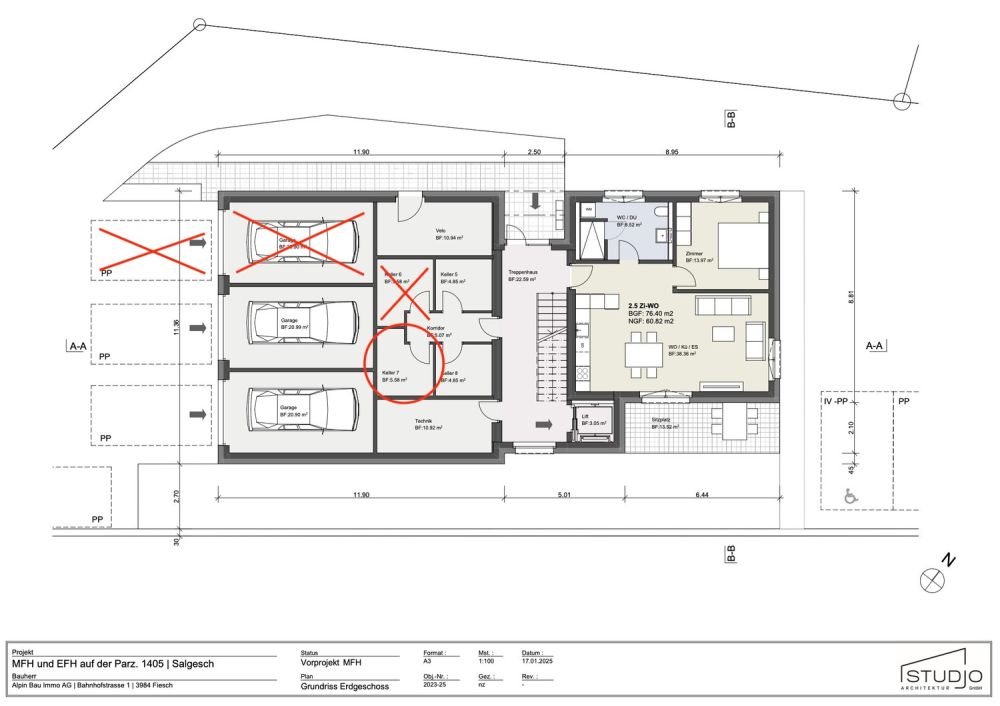 Neubauprojekt: Moderne 3.5-Zimmer-Wohnung mit Terrasse in Salgesch -  Bild 3