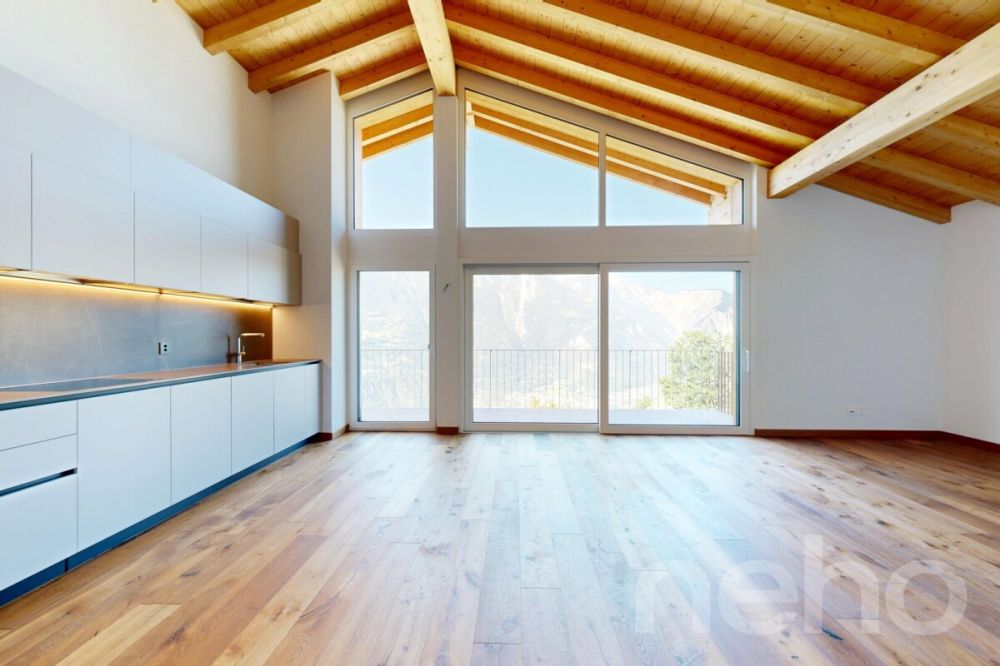 Neues Apartment mit Panoramablick, 5 Minuten von Leuk -  Bild 4