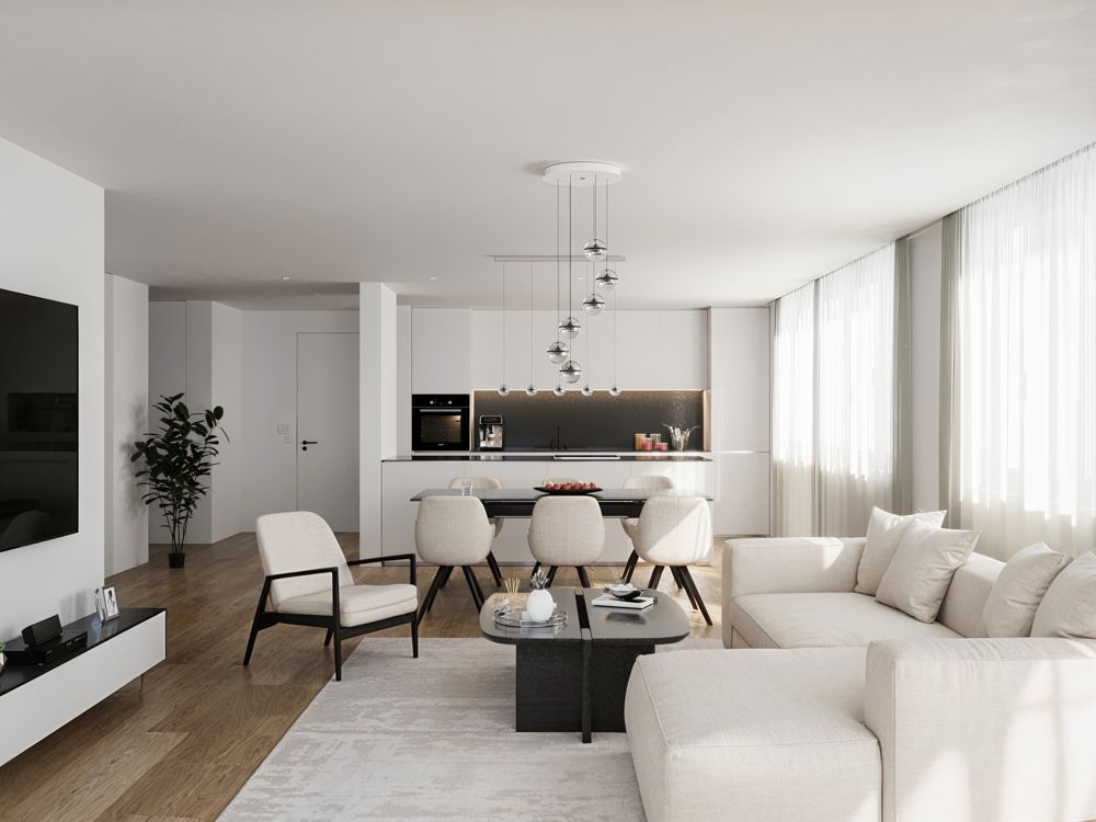 Neubauprojekt ALSA - Wohn- und Esszimmer