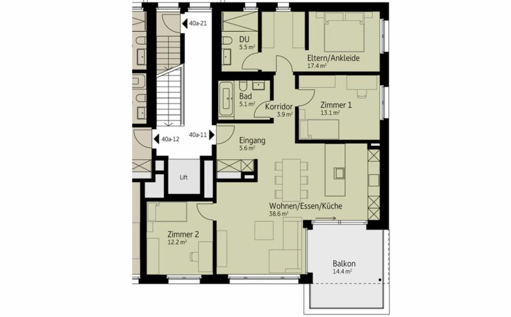 144 m² | 4.5-Zi.-Wohnung im OG | Erstbezug -  Bild 8