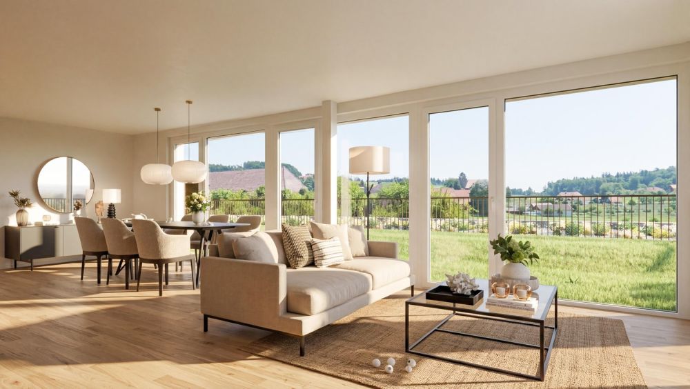 4,5-Zimmer-Neubau-Eigentumswohnung mit Weitblick in Lüterswil (Bucheggberg) -  Bild 11
