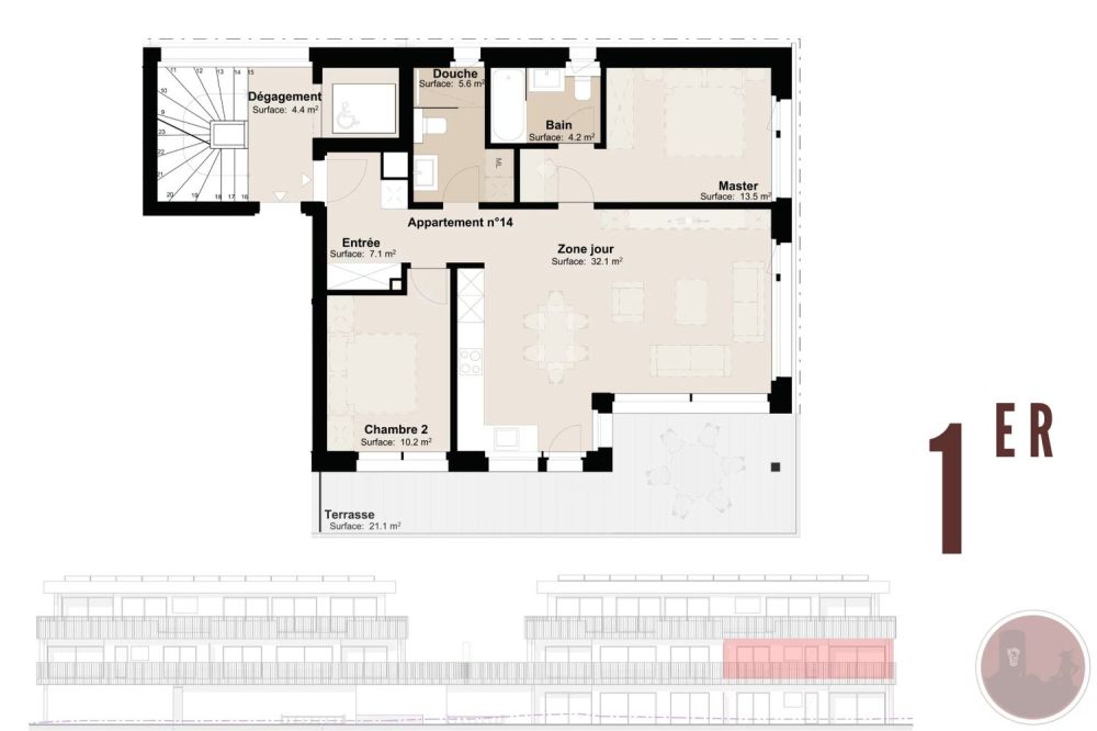 Neue 3.5-Zimmer-Wohnung im ersten Stock -  Bild 4
