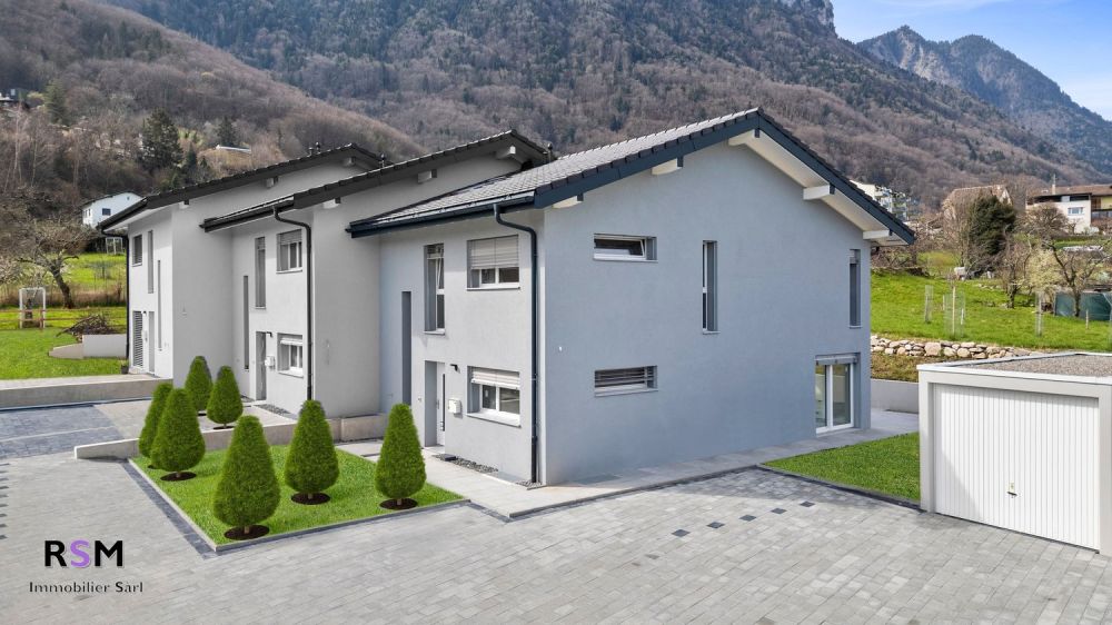 Rayonnante villa mitoyenne neuve de 5.5 pièces avec vue sur le lac à St-Gingolph ! - Bild 2