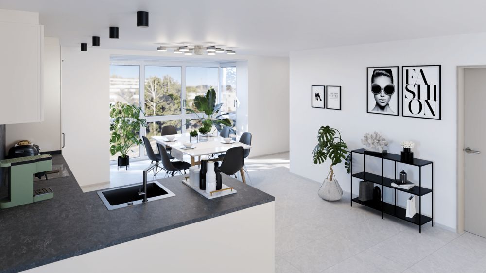 Neubau: Grosse, stilvolle 4.5-Zimmer-Wohnung mit Balkon und Loggia -  Bild 5