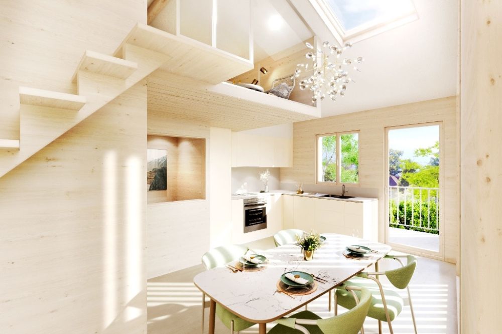 MAISON VILLAGEOISE ÉCOLOGIQUE, JARDIN, CAVE, PARKING, EN COURS DE CONSTRUCTION - Bild 6