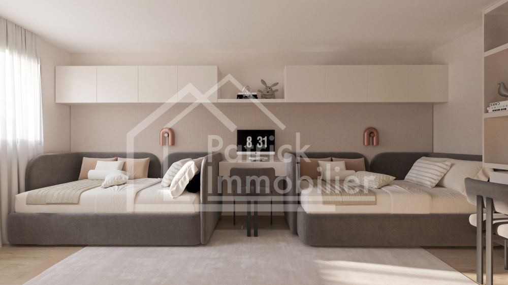 4.5 pièces neuf avec jardin et terrasse à Courtepin - chambre
