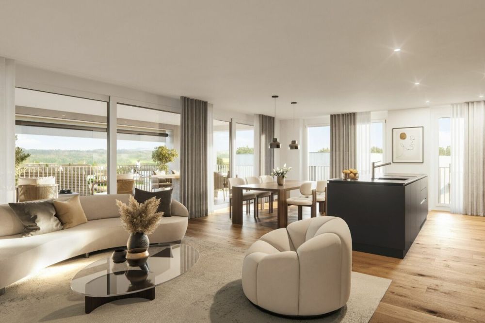 Wohnen wie im Einfamilienhaus - 4.5-Zi. Gartenwohnung mit riesiger Grünfläche - Bild 3