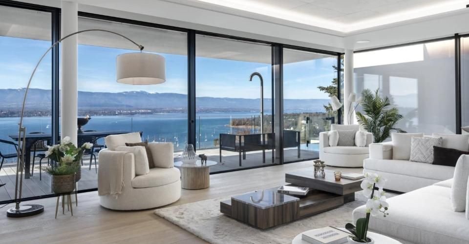 Villa contemporaine neuve, Cologny, vue lac - Maison 10 pièces - image - 3