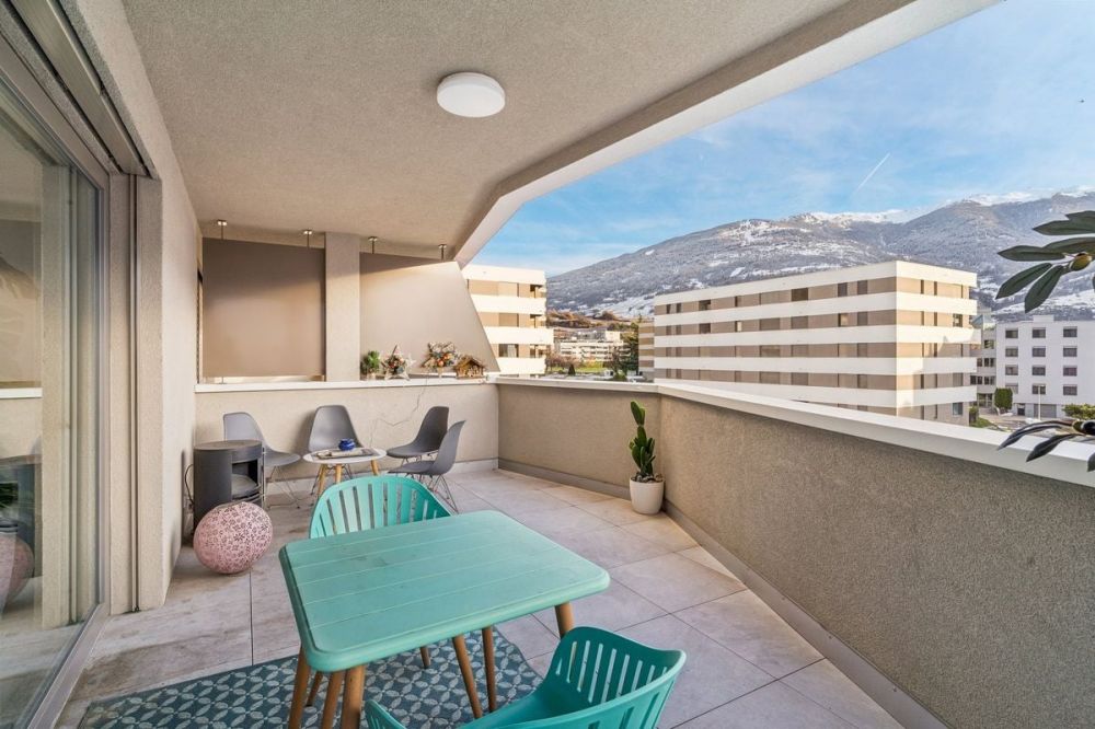 Confort et design au coeur de Conthey : appartement 3,5 pièces - place intérieur comprise - électrique ok. - Bild 9