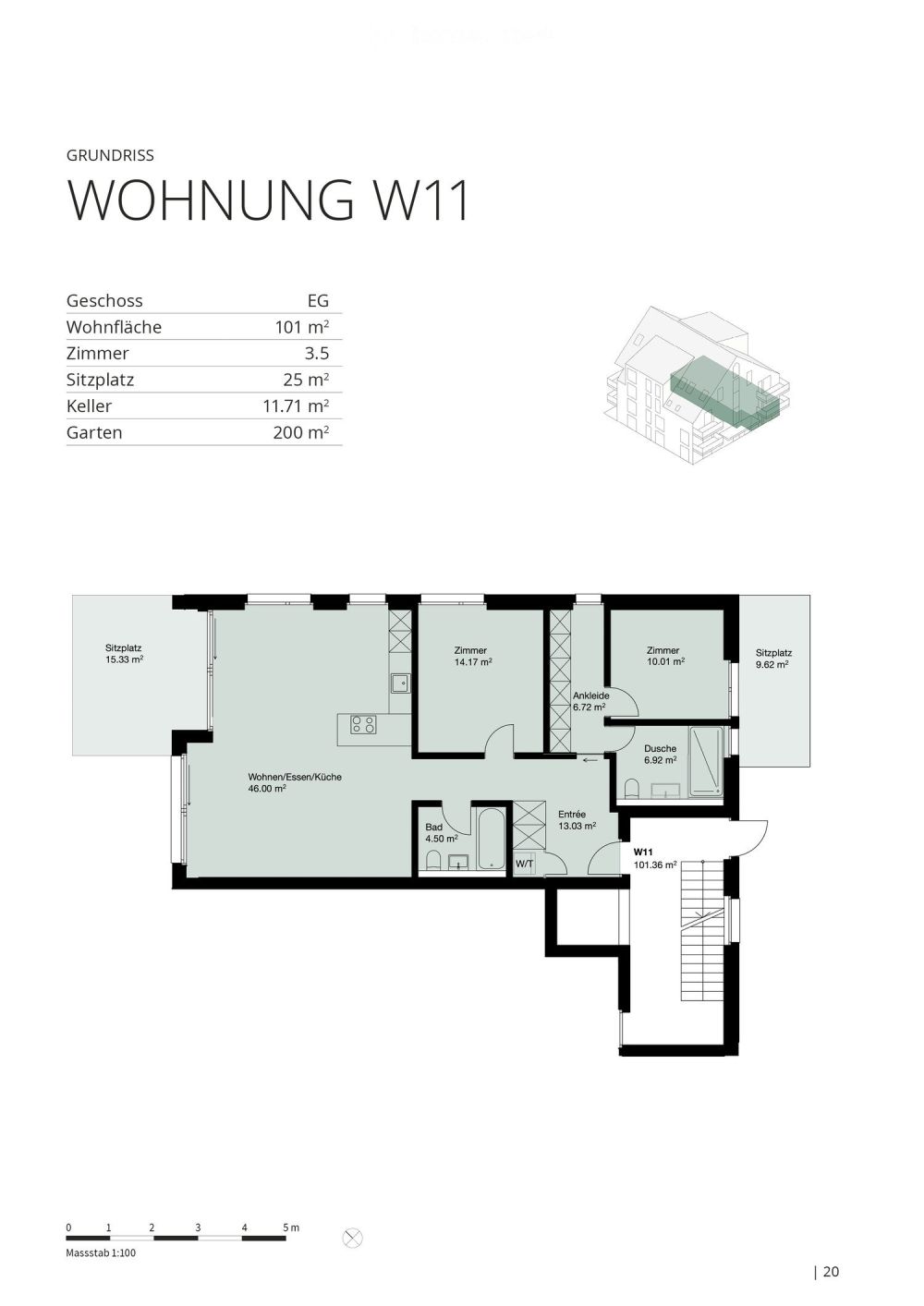 3.5-Zimmer-Neubauwohnung im EG mit 225 m² privatem Umschwung - Bild 3