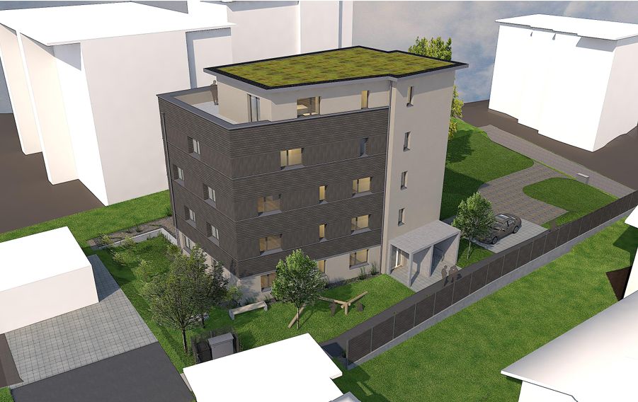 Grosse 5.5-Zimmer Attika-Maisonette - Neubau Mehrfamilienhaus - Visualisierung 3