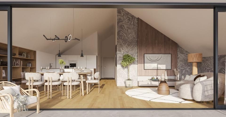 Lot A - Duplex traversant de 3,5 pièces avec terrasse - Duplex 3.5 pièces - image - 9
