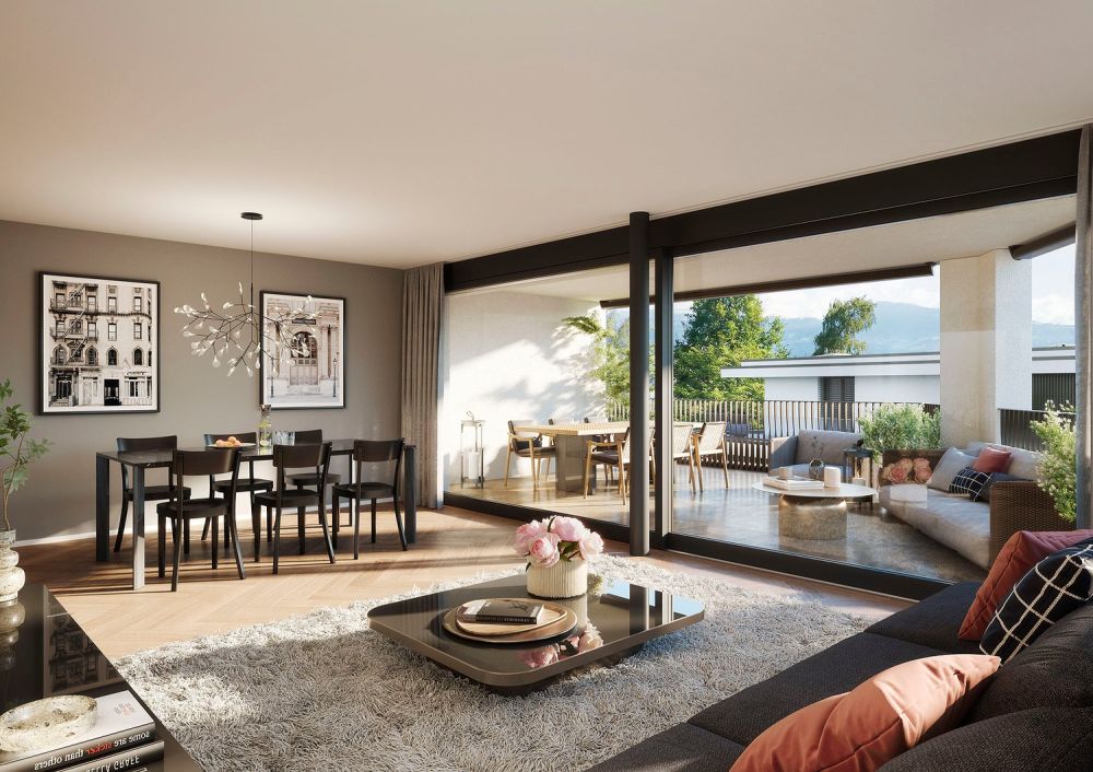 Grosse 3.5-Zimmer Wohnung im Obergeschoss, 138m2 Wohnfläche, See- und Bergsicht, an naturnaher Lage - Bild 2