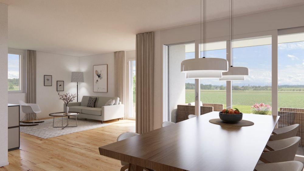 4.5-Zimmer-Neubau-Gartenwohnung in Opfershofen TG -  Bild 1