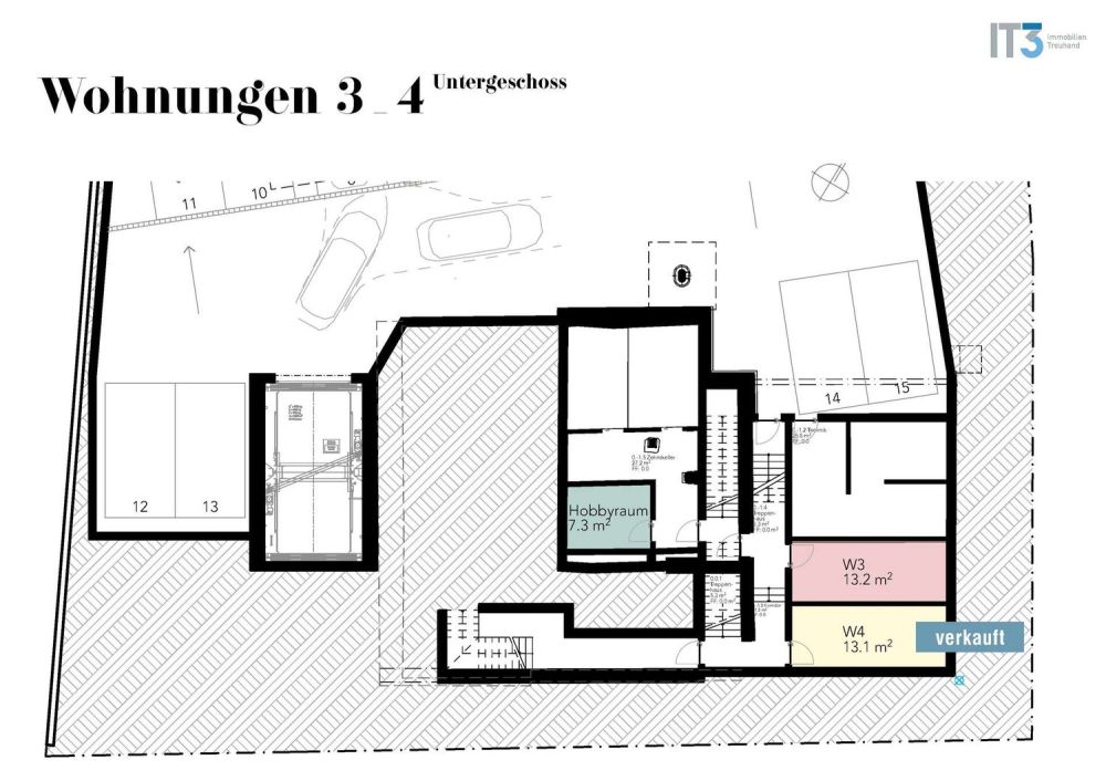 "Zum Näfbach" - Mein Zuhause in Neftenbach - Grundriss Untergeschoss