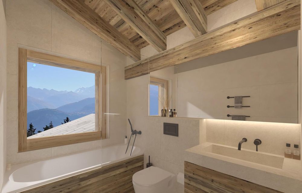 Luxuriöses Chalet mit 5,5 Zimmern in Crans-Montana auf Plan (mit Baugenehmigung) -  Bild 5