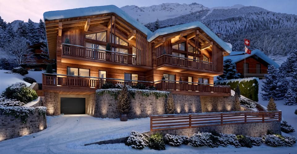 PROJECT: 2 NEW CHALETS - MEDIÈRES (VERBIER) - Chalet 5.5 pièces - image - 1