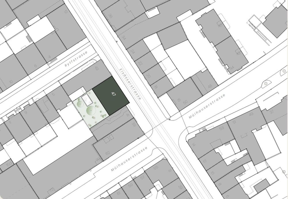 8 exklusive 3.5-Zimmer-Neubauwohnungen  urban wohnen in Basel - Zonenplan