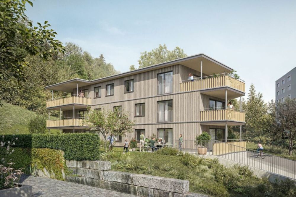 NEUBAU - Moderne 4.5-Zimmer-Wohnung im Obergeschoss an idyllischer Lage -  Bild 1