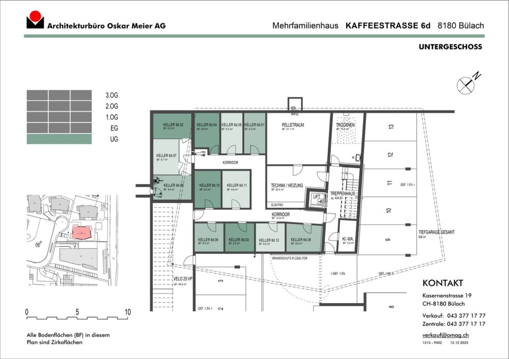 Gut ausgerichtete 3.5-Zimmer-Wohnung im 2.OG - Untergeschoss