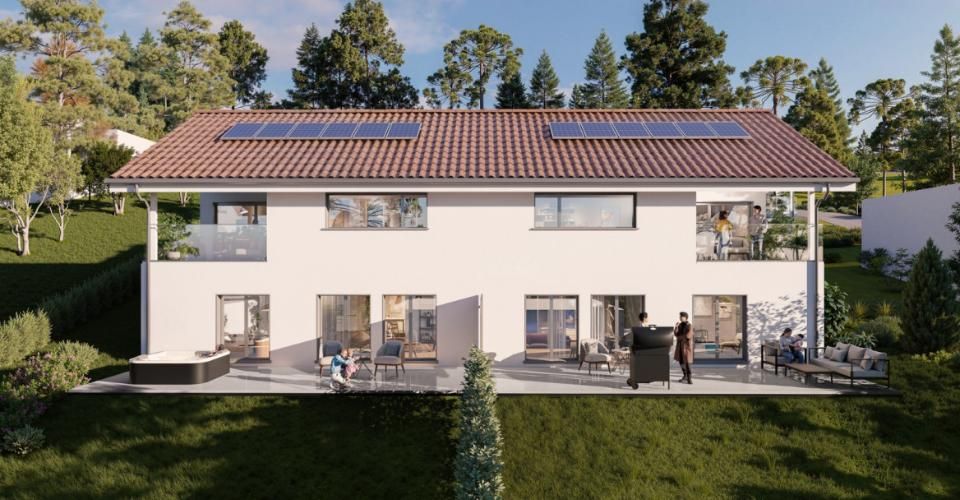 6 MAISONS NEUVES A VILLARS-BURQUIN AVEC VUE PLONGEANTE SUR LE LAC ! - Maison 4.5 pièces - image - 12