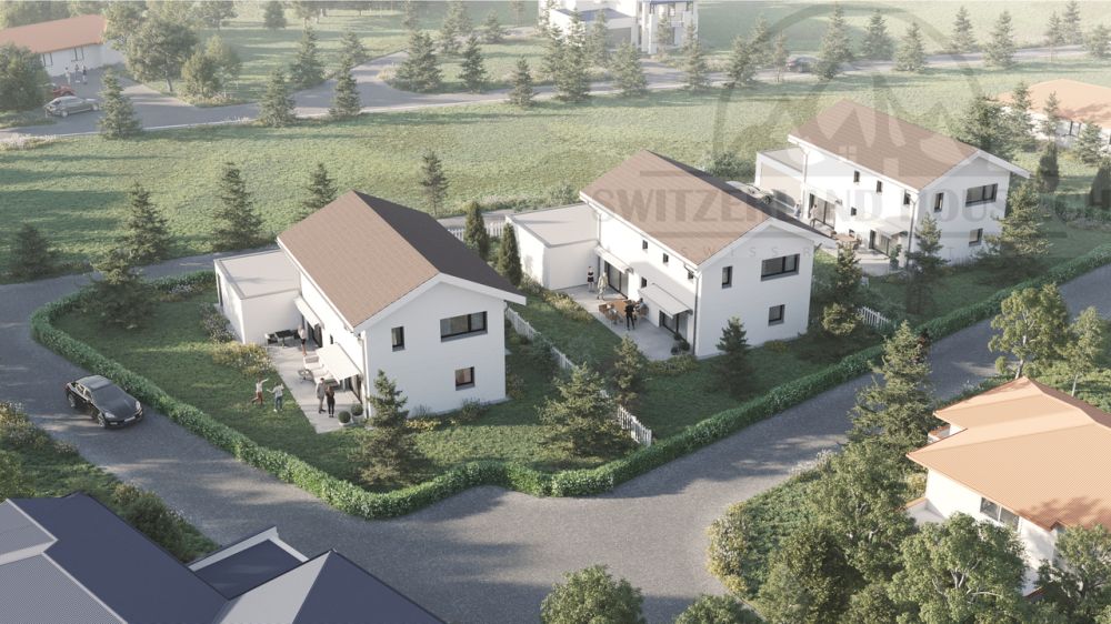 Magnifique villa individuelle neuve de 5.5 pcs avec grand jardin à Lovens -  Bild 1