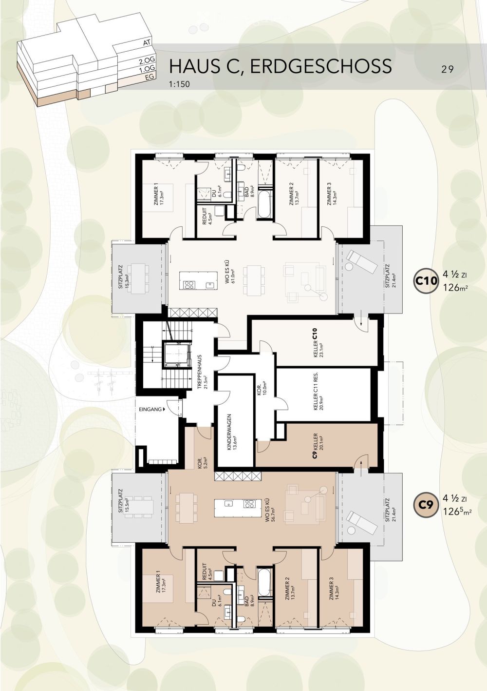 Moderne grosszügige Gartenwohnun in Hombrechtikon -  Bild 7