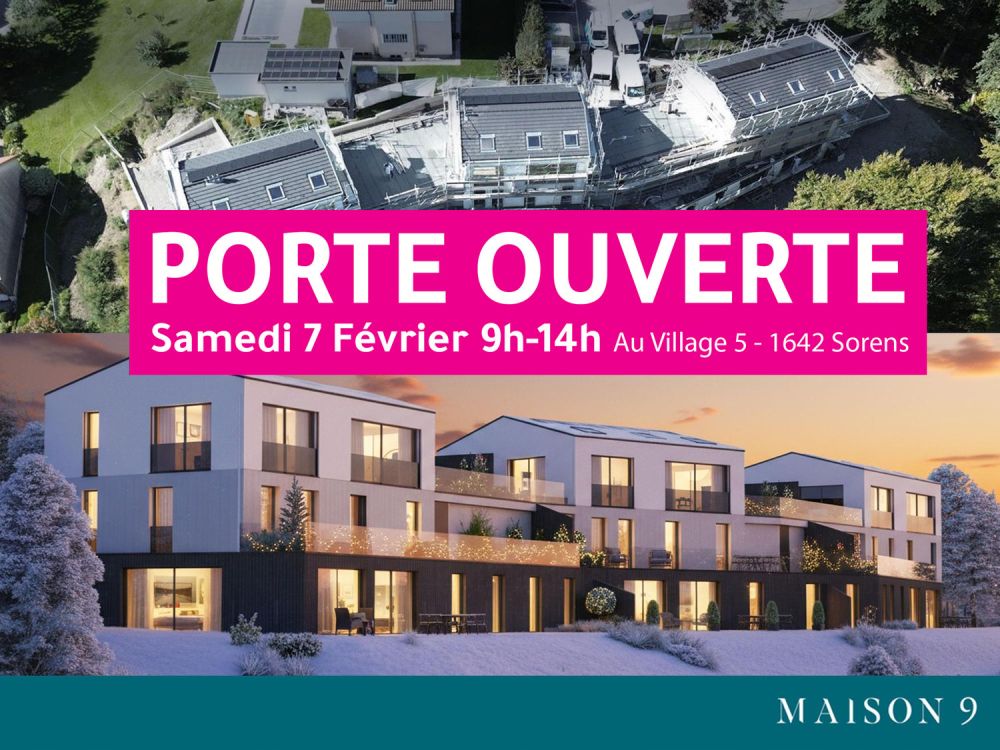 Superbes Triplex-Terrasse de standing à Sorens / 3 sur 6 vendu - Bild 1