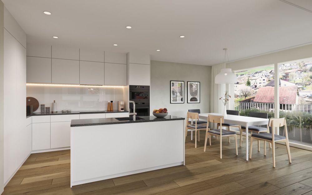Moderne Terrassenwohnung mit 20.1 m² Sitzplatz im idyllischen Zeihen -  Bild 6