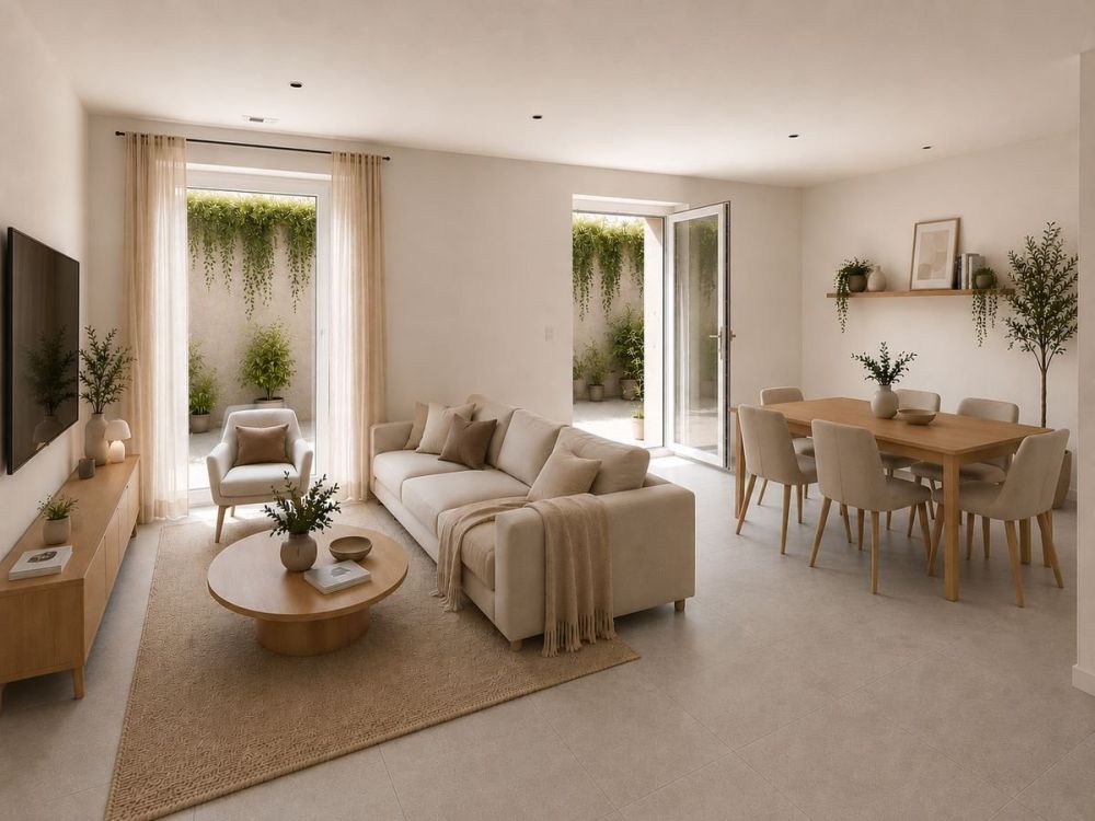 Appartement MINERGIE mit 3.5 Zimmern im Erdgeschoss / in der Endphase der Fertigstellung -  Bild 1