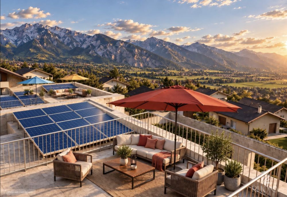 NEUVE - 67 m2 de Terrasses et ROOF-TOP pour cette VILLA 4.5 pcs de 350 m2 utile -  Bild 4