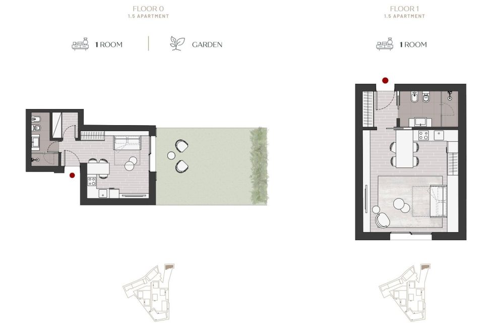 1,5 Zimmer Neubau / 1,5 Räume in Neubau - Stabio -  Bild 8