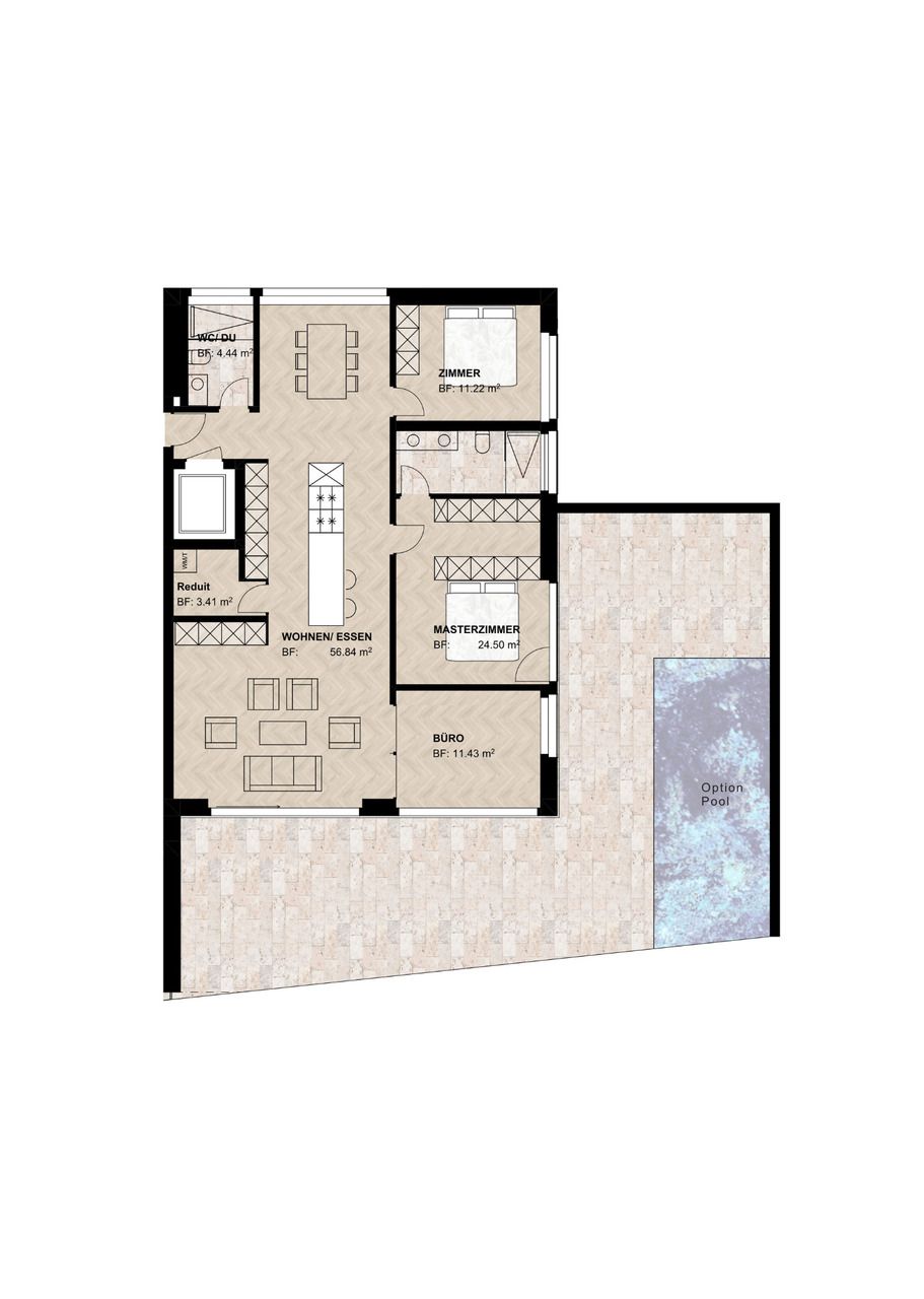 NEUBAU-JUWEL: Exklusive 4,5-Zi.-Terrassenwohnung - Bild 9